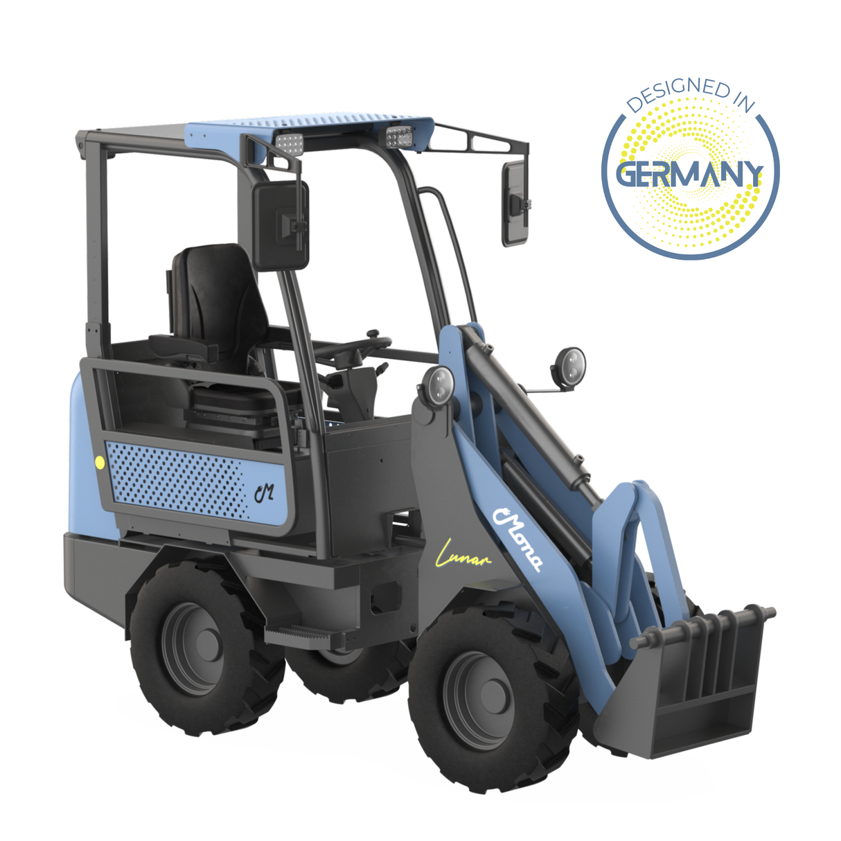 MONA Lunar electric compact loader