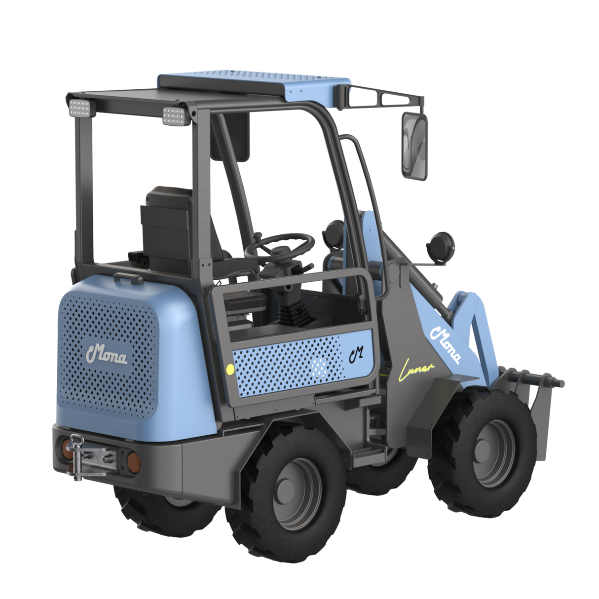 MONA Lunar electric compact loader