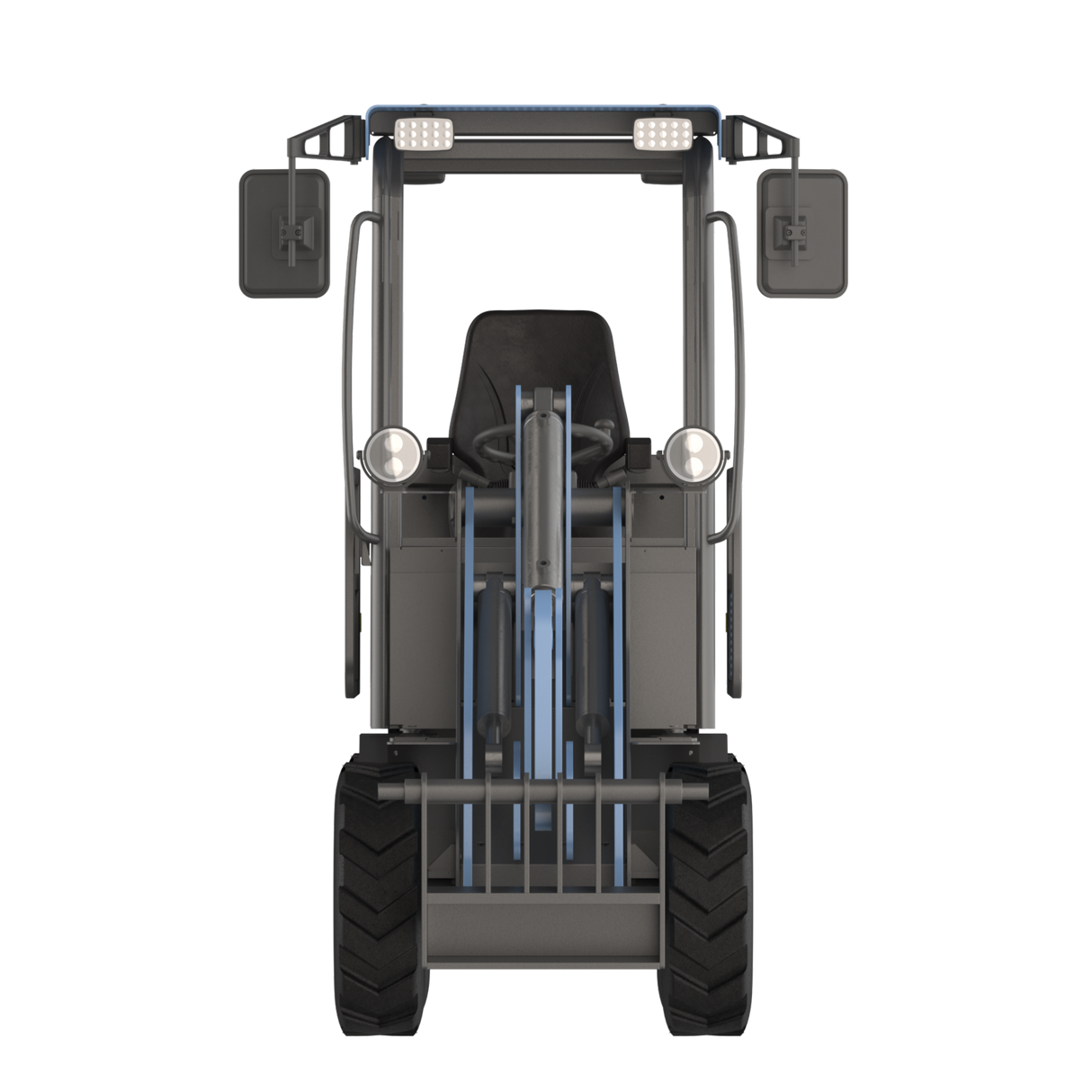 MONA Lunar electric compact loader