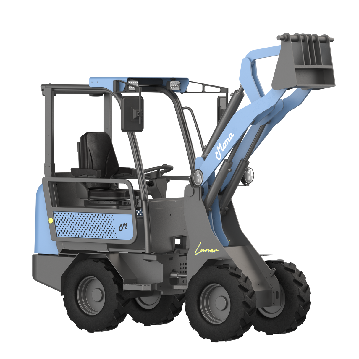 MONA Lunar electric compact loader