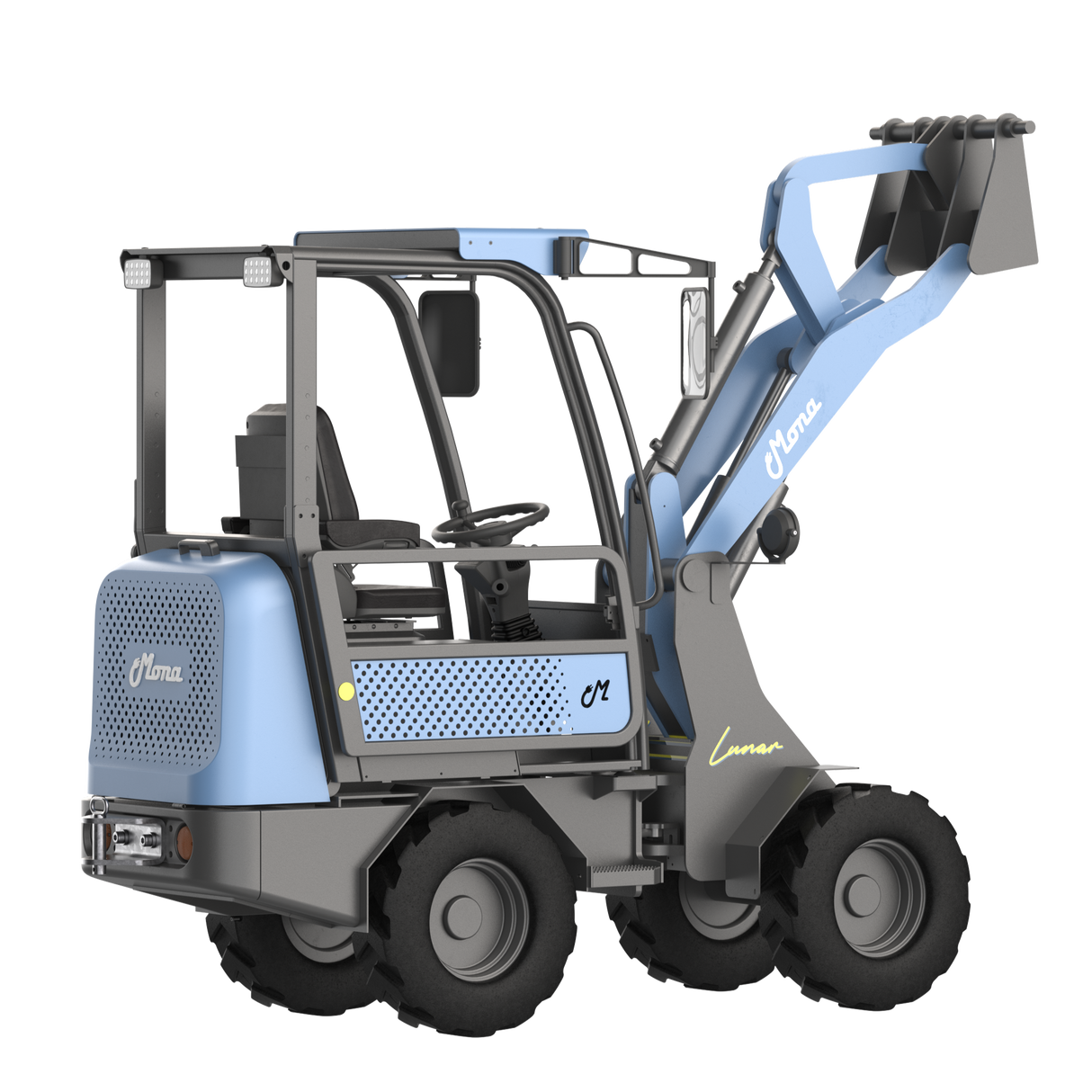 MONA Lunar electric compact loader