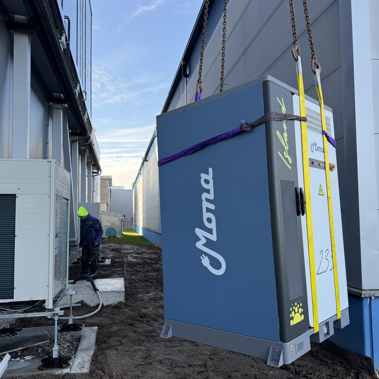 MONA Island 233 kWh emergency energy storage