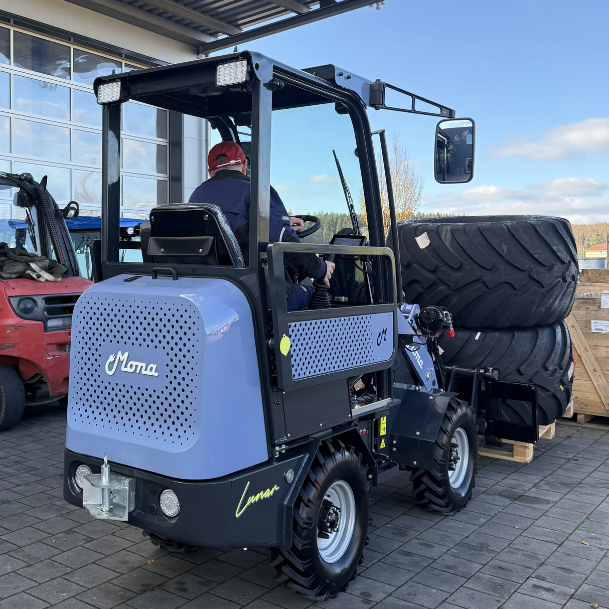 MONA Lunar electric compact loader