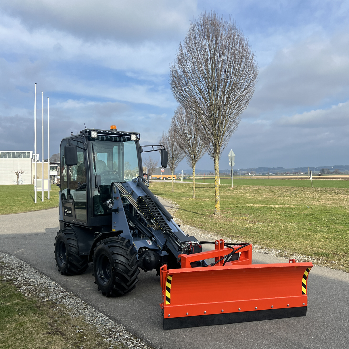 Schneeschild hydraulisch schwenkbar 170 cm für EURO-Aufnahme