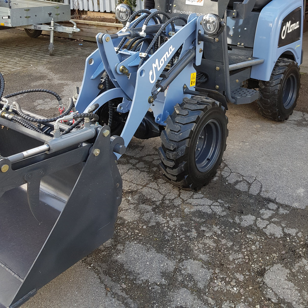 Greifschaufel 140 cm für EURO-Aufnahme