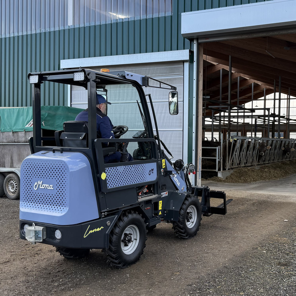 MONA Lunar electric compact loader
