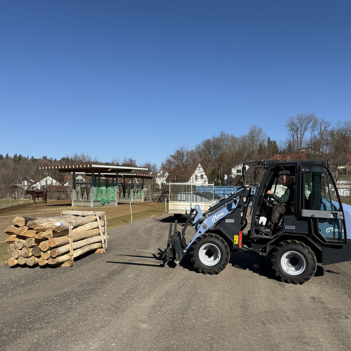 Palettengabel für EURO-Aufnahme