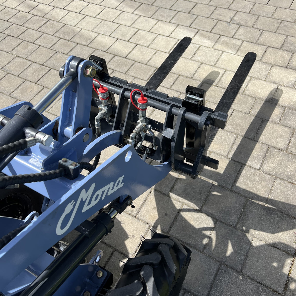 Palettengabel für MONA-Aufnahme