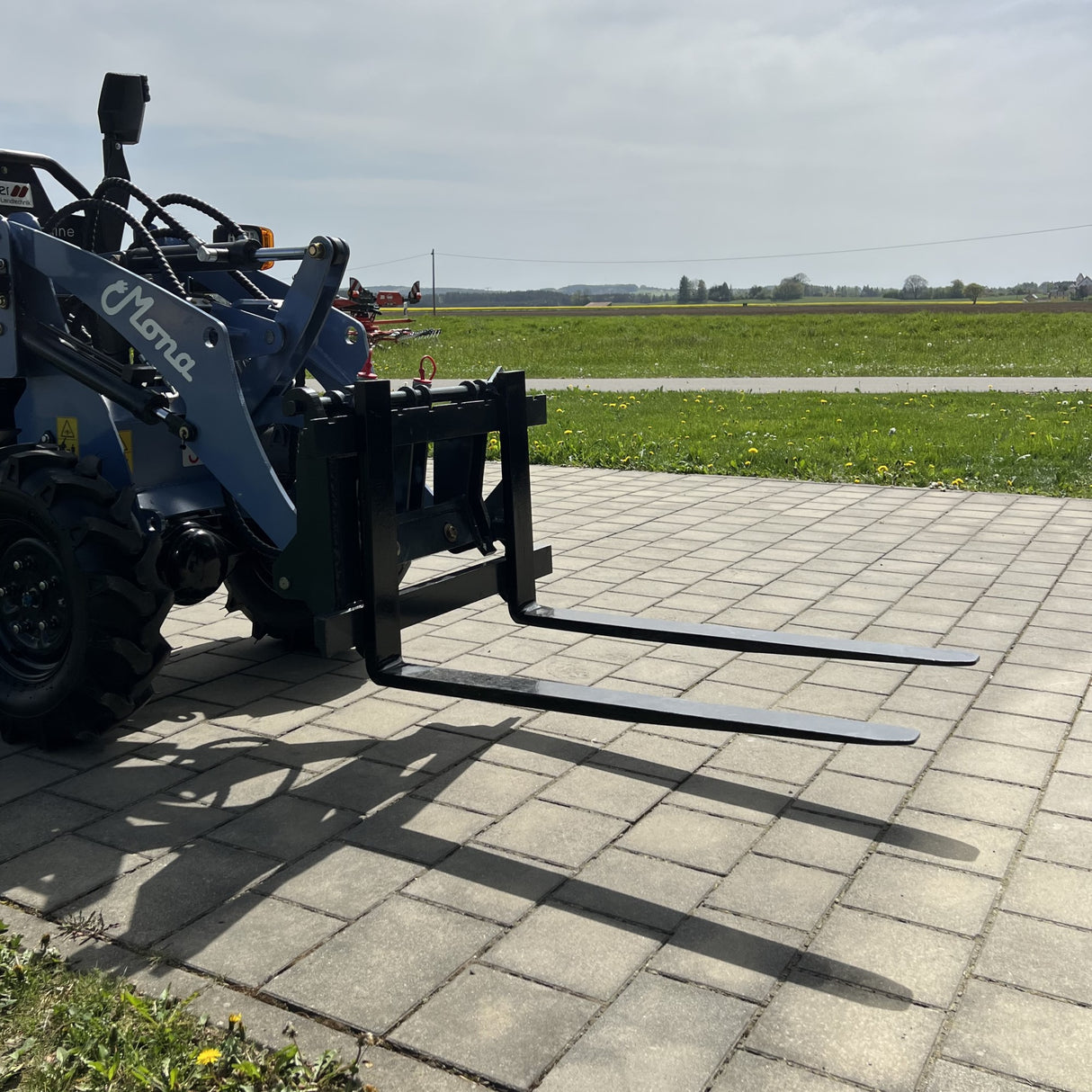 Palettengabel für MONA-Aufnahme