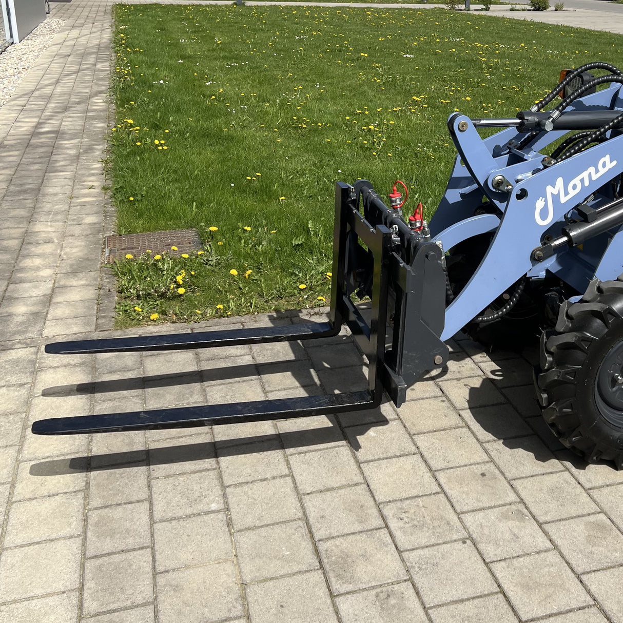 Palettengabel für MONA-Aufnahme