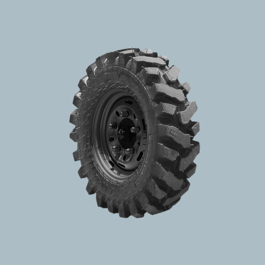 Narrow field tires 23x6-12 right (1 tire) CLW003-RE