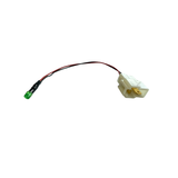 Voyant lumineux avec câble, vert, M10250