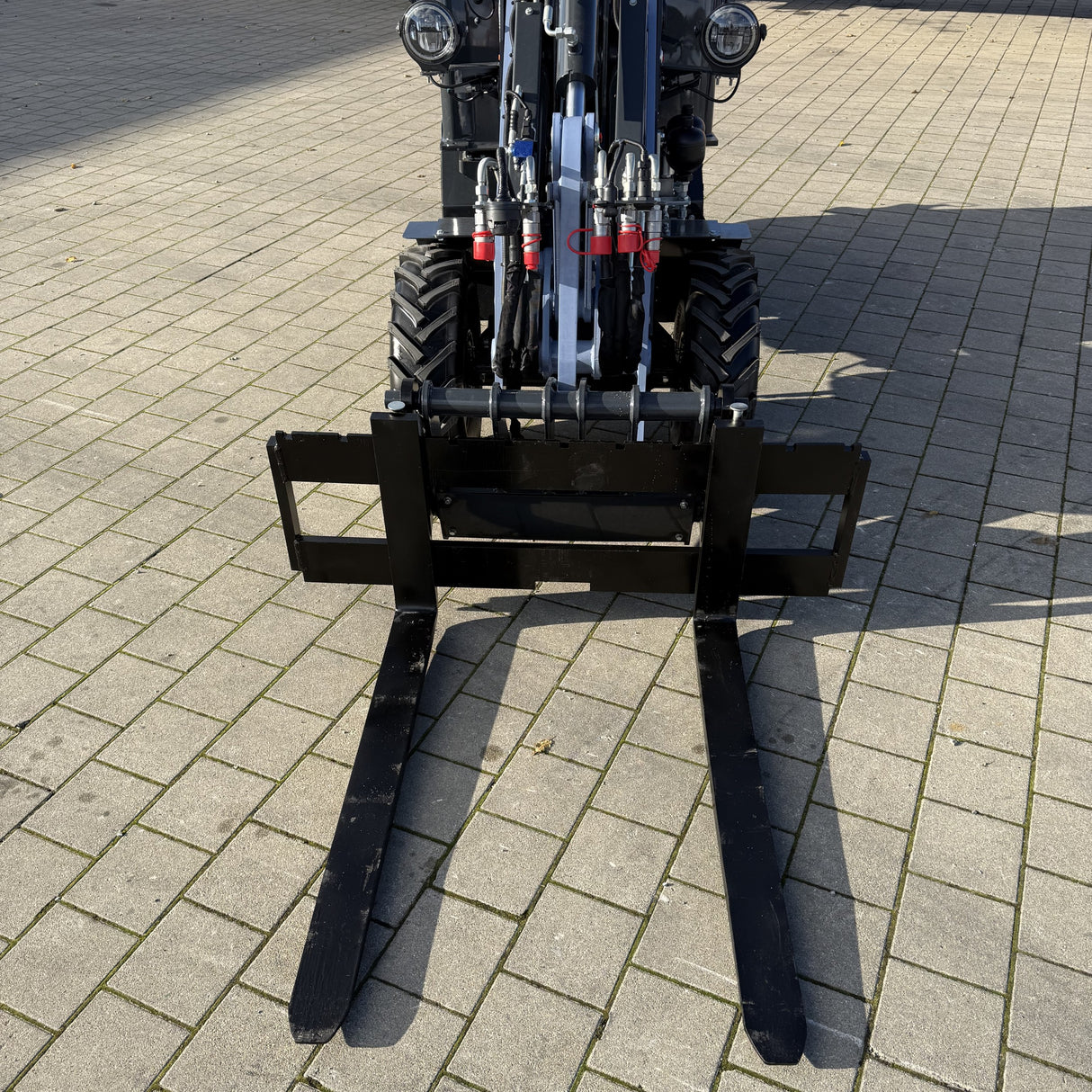 Palettengabel für MONA-Aufnahme