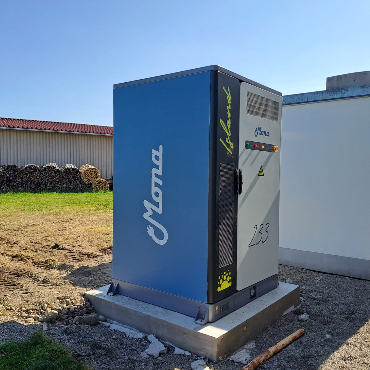 MONA Island 233 kWh emergency energy storage